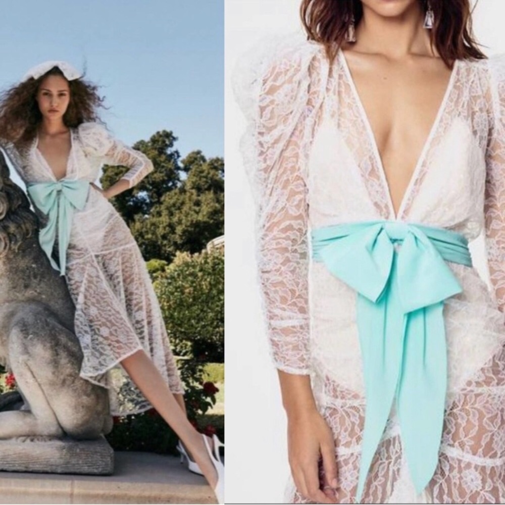For Love & Lemons Rodin Iridescent Maxi Dress - Picture 2 of 15
